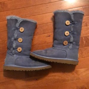 Ugg Blue boots.